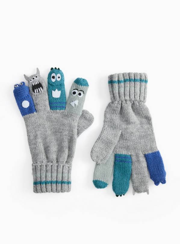 Monster Finger Puppet Gloves 2-3 years